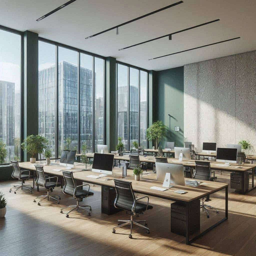 供应链团队在绿植维护集中进场期间怎样兼顾写字楼办公的企业形象升级
